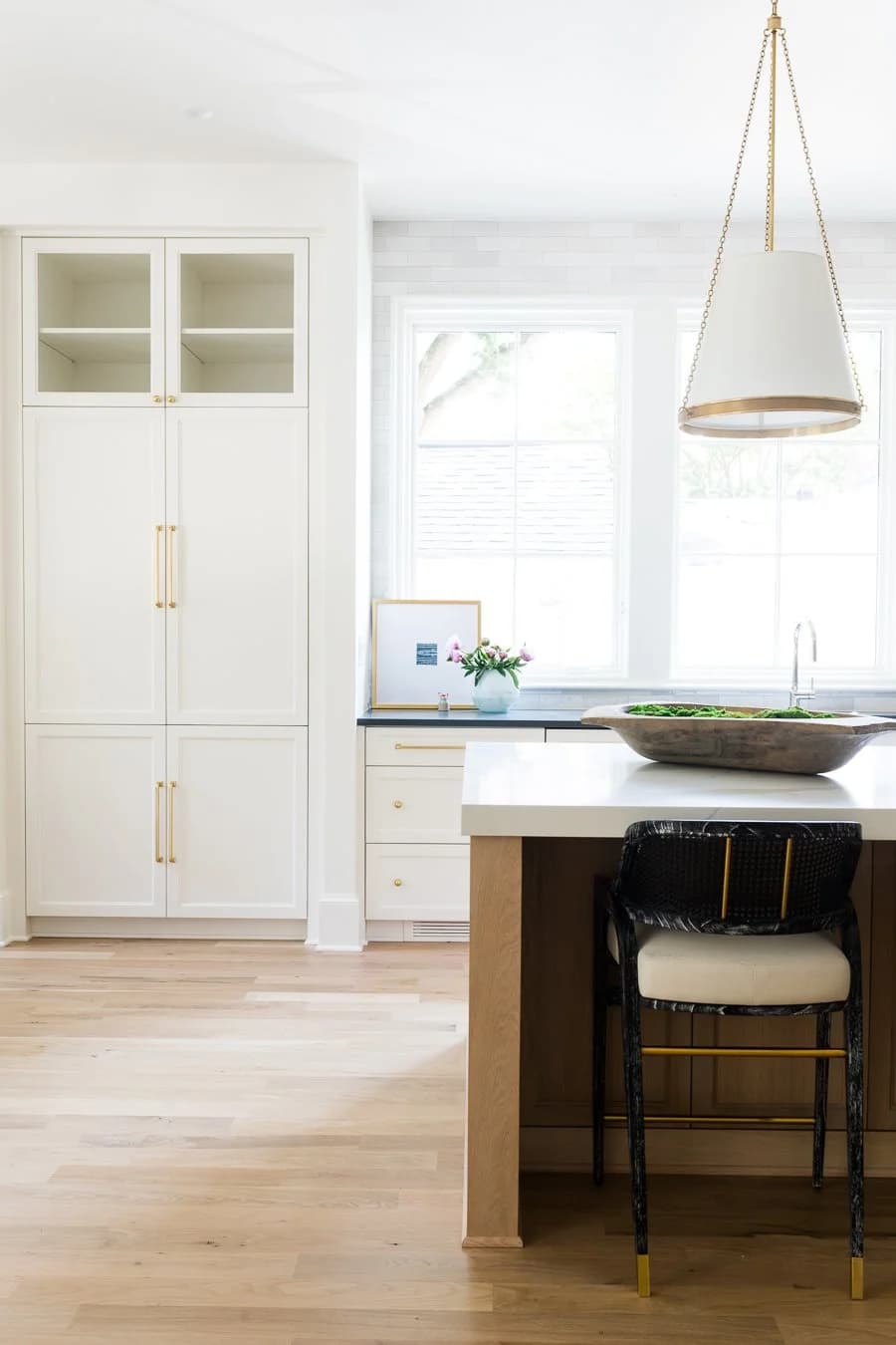 Laburnum III kitchen and living area — Royal Building Group custom home, Charlotte, NC