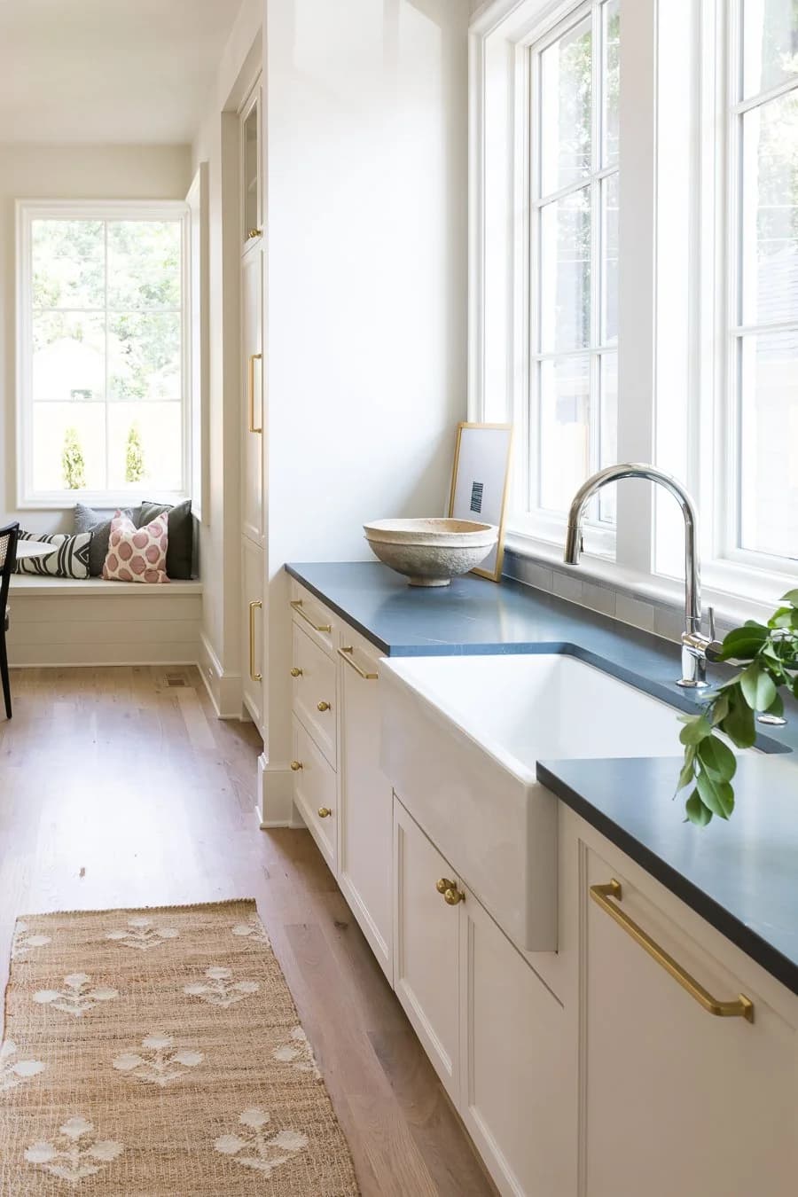 Laburnum III kitchen and living area — Royal Building Group custom home, Charlotte, NC