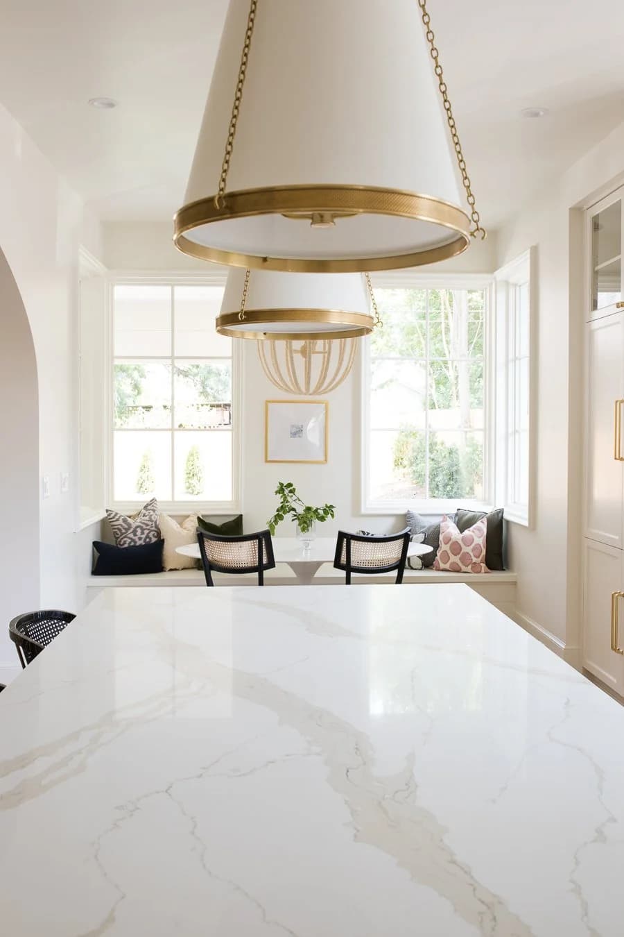 Laburnum III kitchen and living area — Royal Building Group custom home, Charlotte, NC