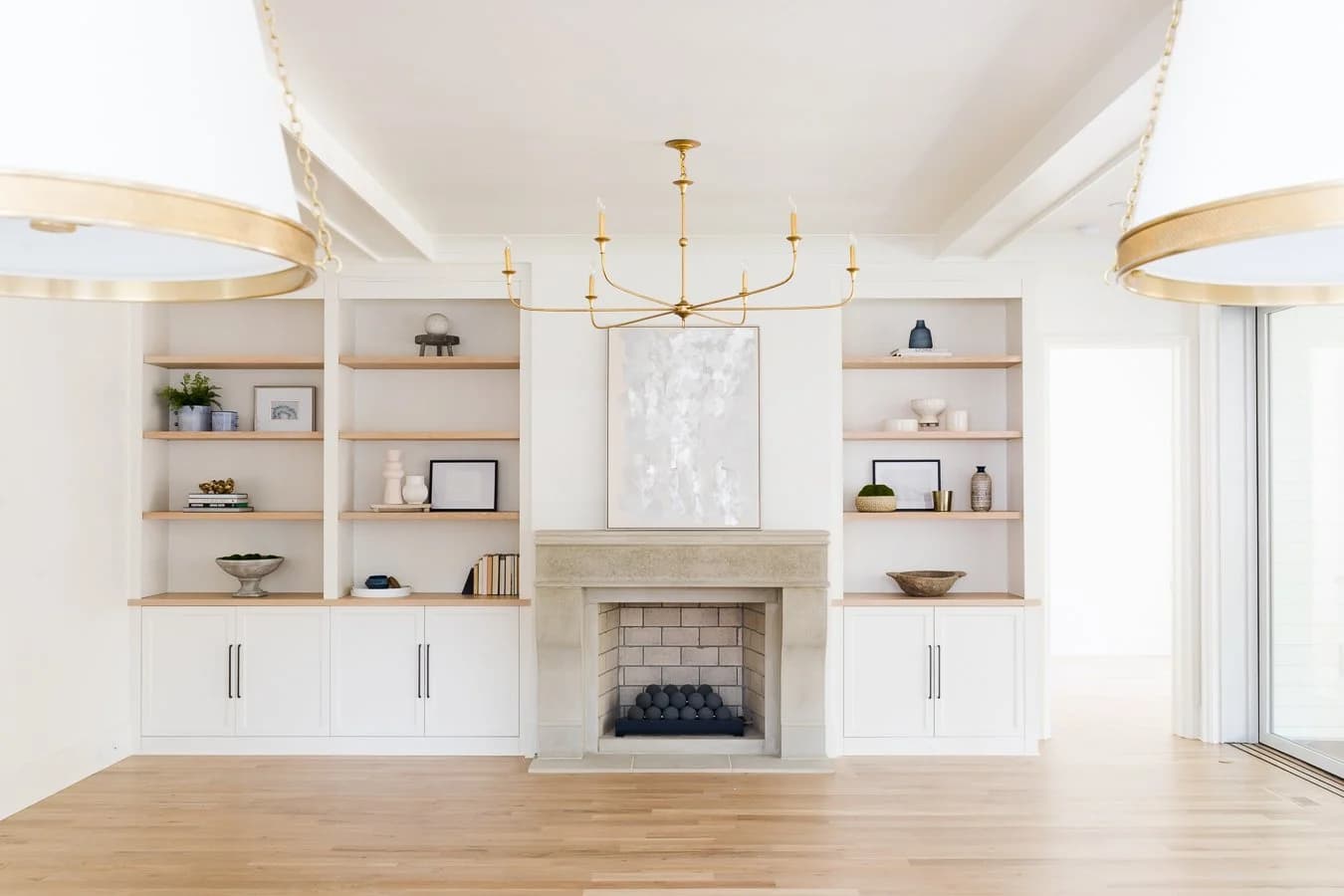 Laburnum III kitchen and living area — Royal Building Group custom home, Charlotte, NC