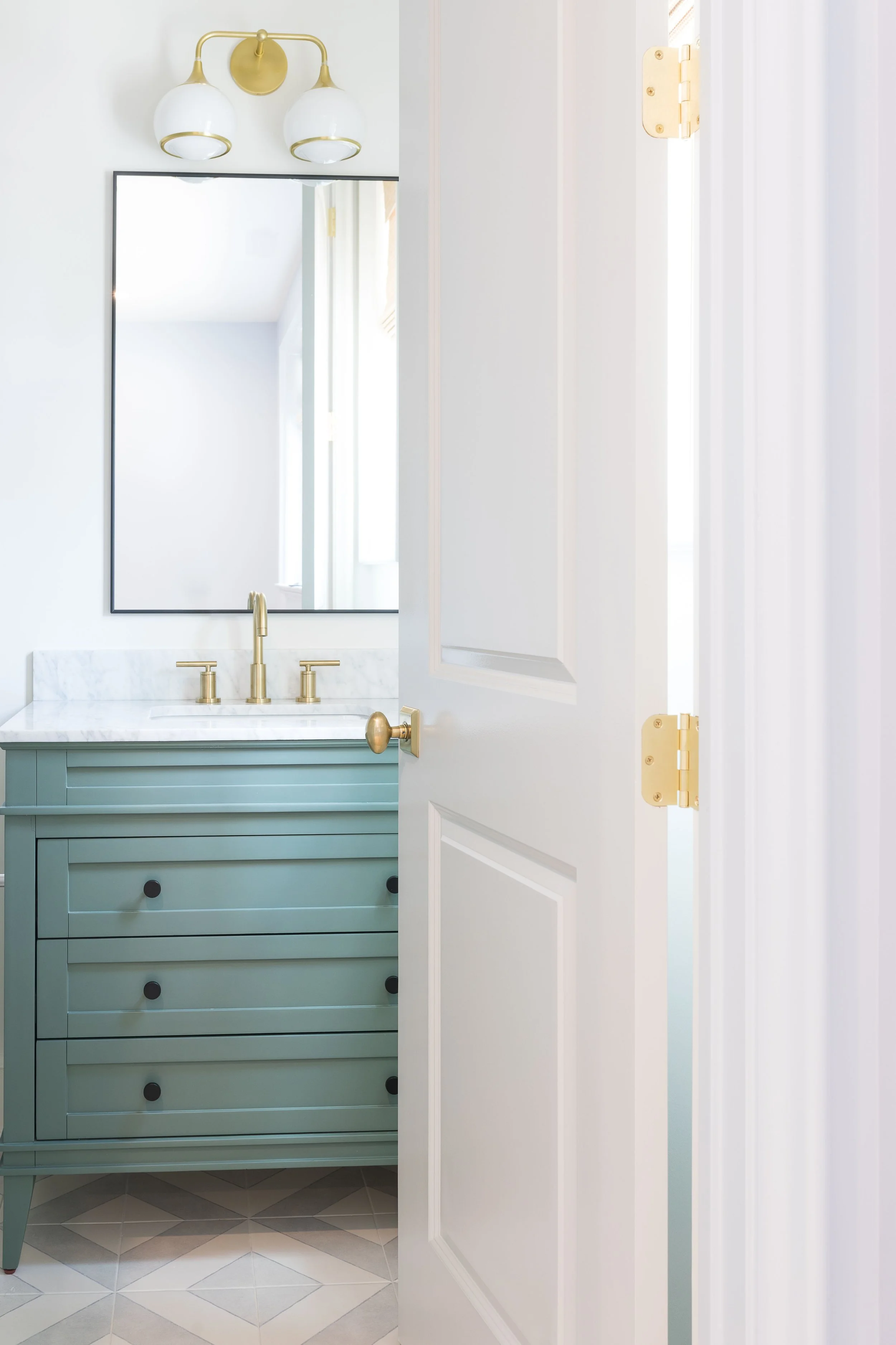 Laburnum III bedroom and bathroom — luxury custom home in Charlotte, NC