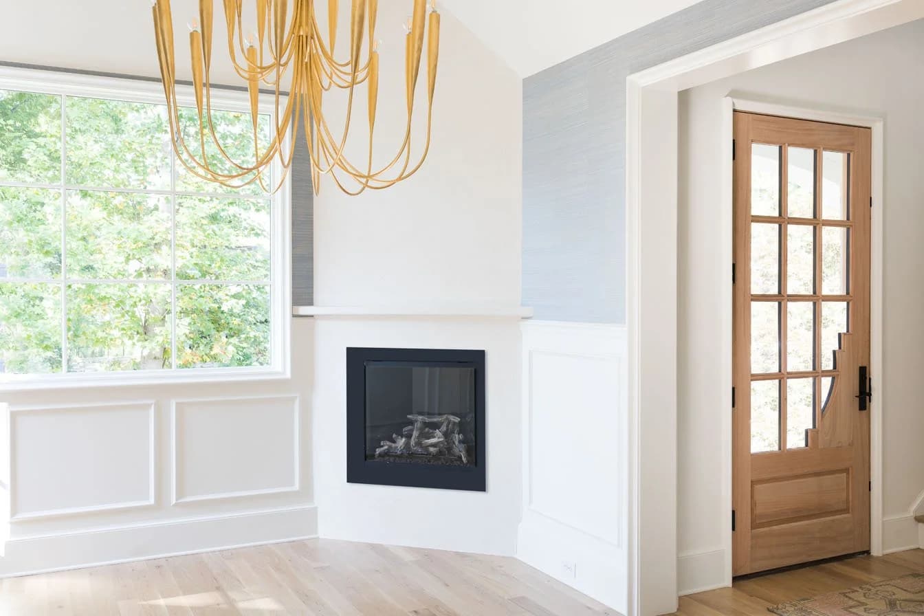 Laburnum III interior living space — custom luxury home in Charlotte, NC
