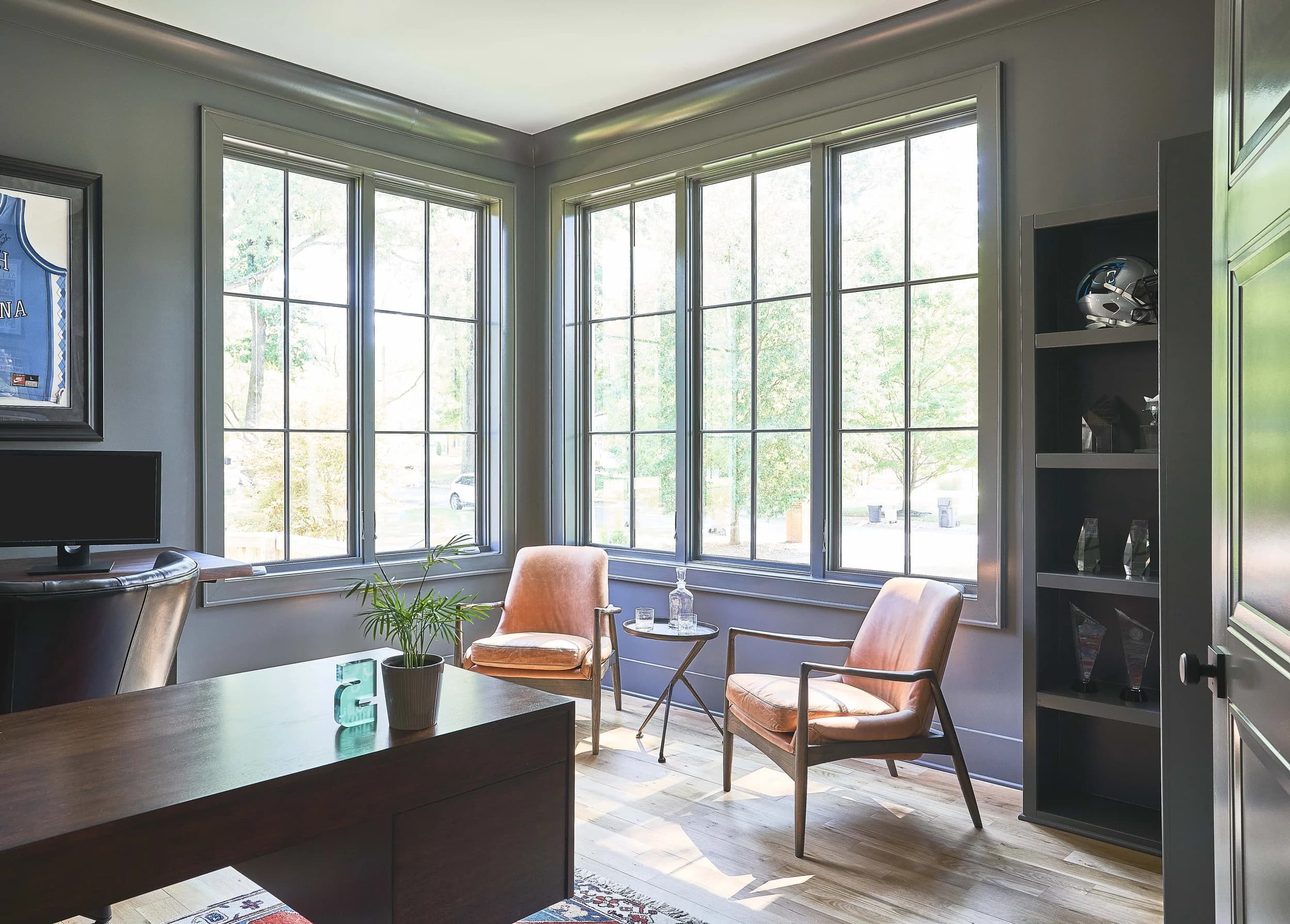 Lansdowne kitchen and living area — Royal Building Group custom home, Charlotte, NC