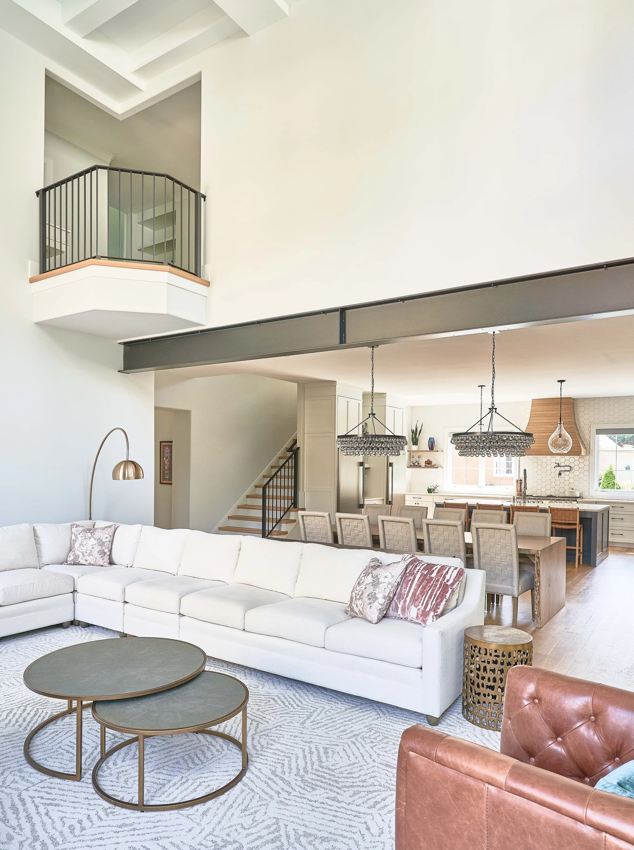 Lansdowne bedroom and bathroom — luxury custom home in Charlotte, NC