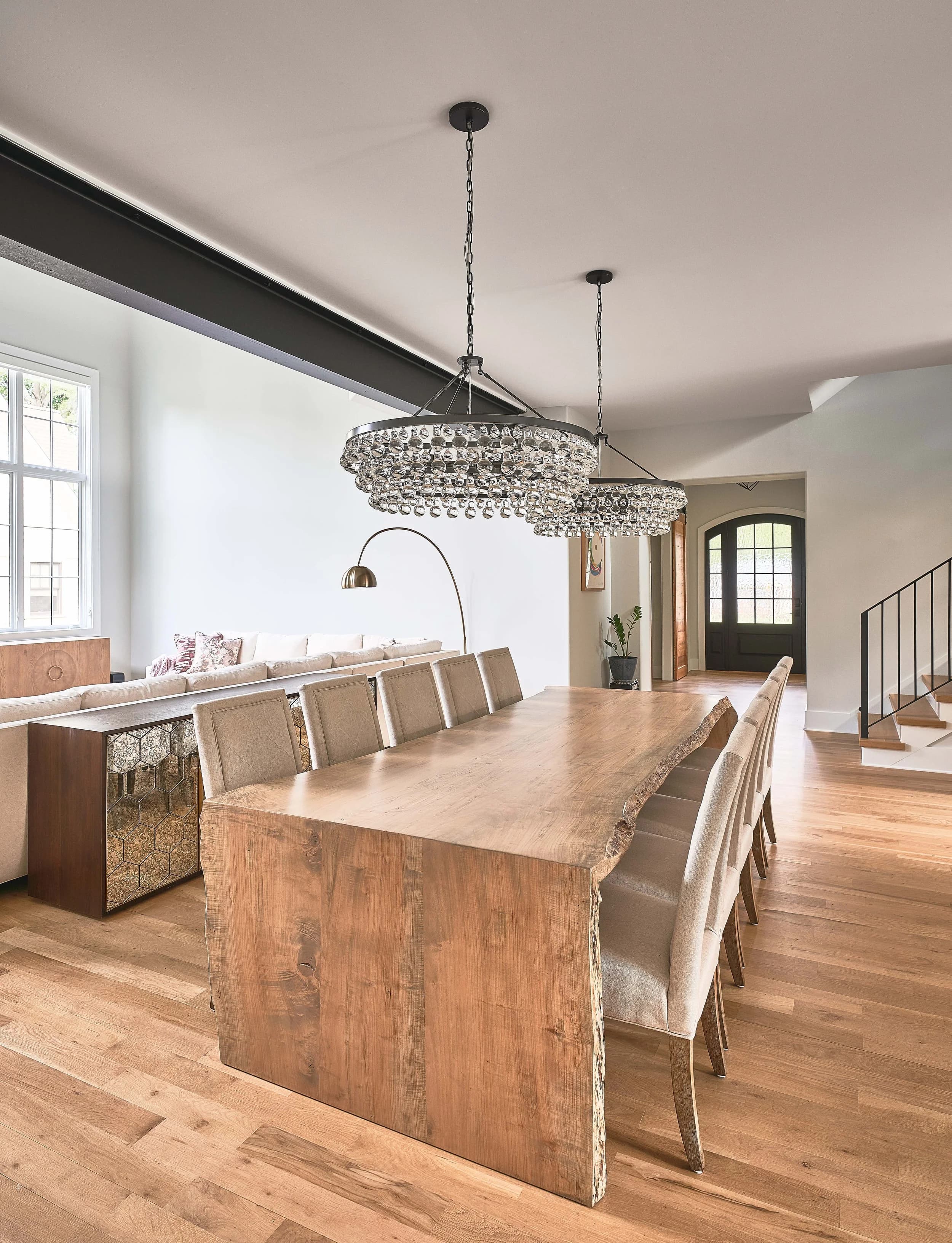 Lansdowne bedroom and bathroom — luxury custom home in Charlotte, NC
