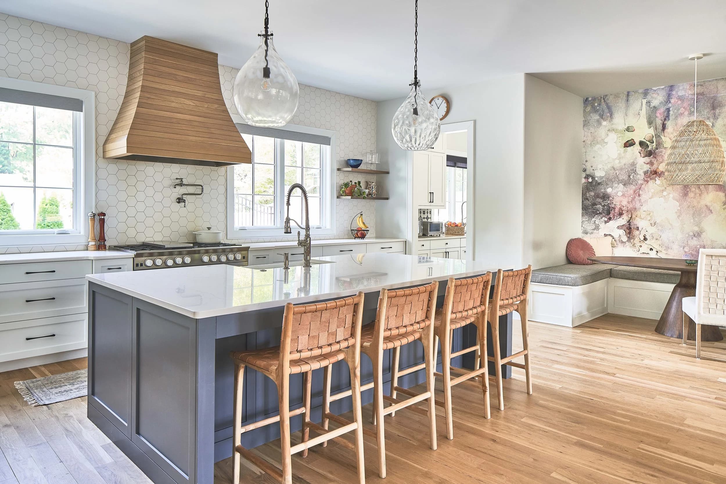Lansdowne interior living space — custom luxury home in Charlotte, NC
