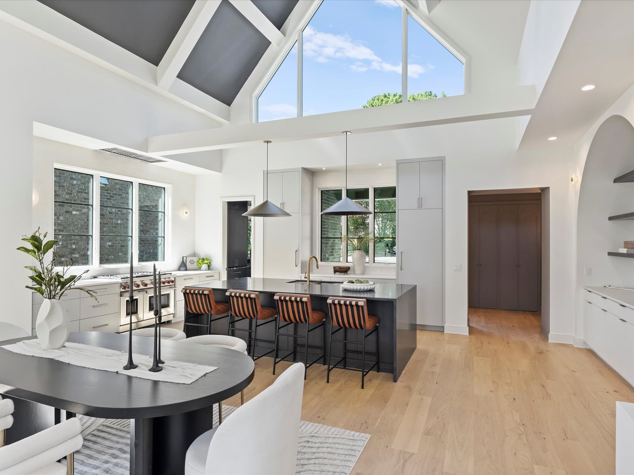 Lorna interior living space — custom luxury home in Charlotte, NC