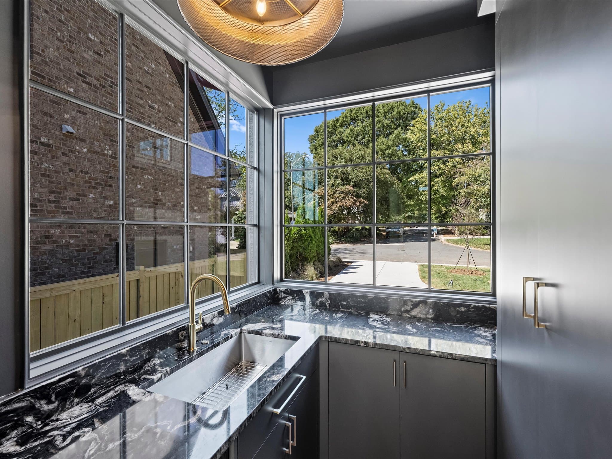 Lorna interior living space — custom luxury home in Charlotte, NC