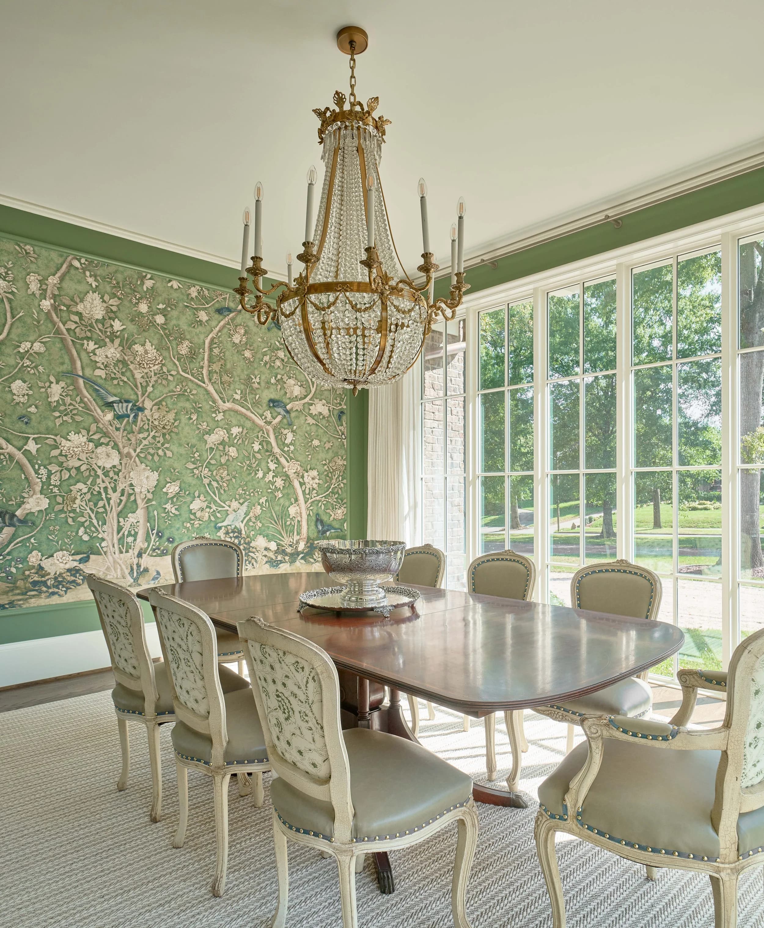 Queens Road kitchen and living area — Royal Building Group custom home, Charlotte, NC