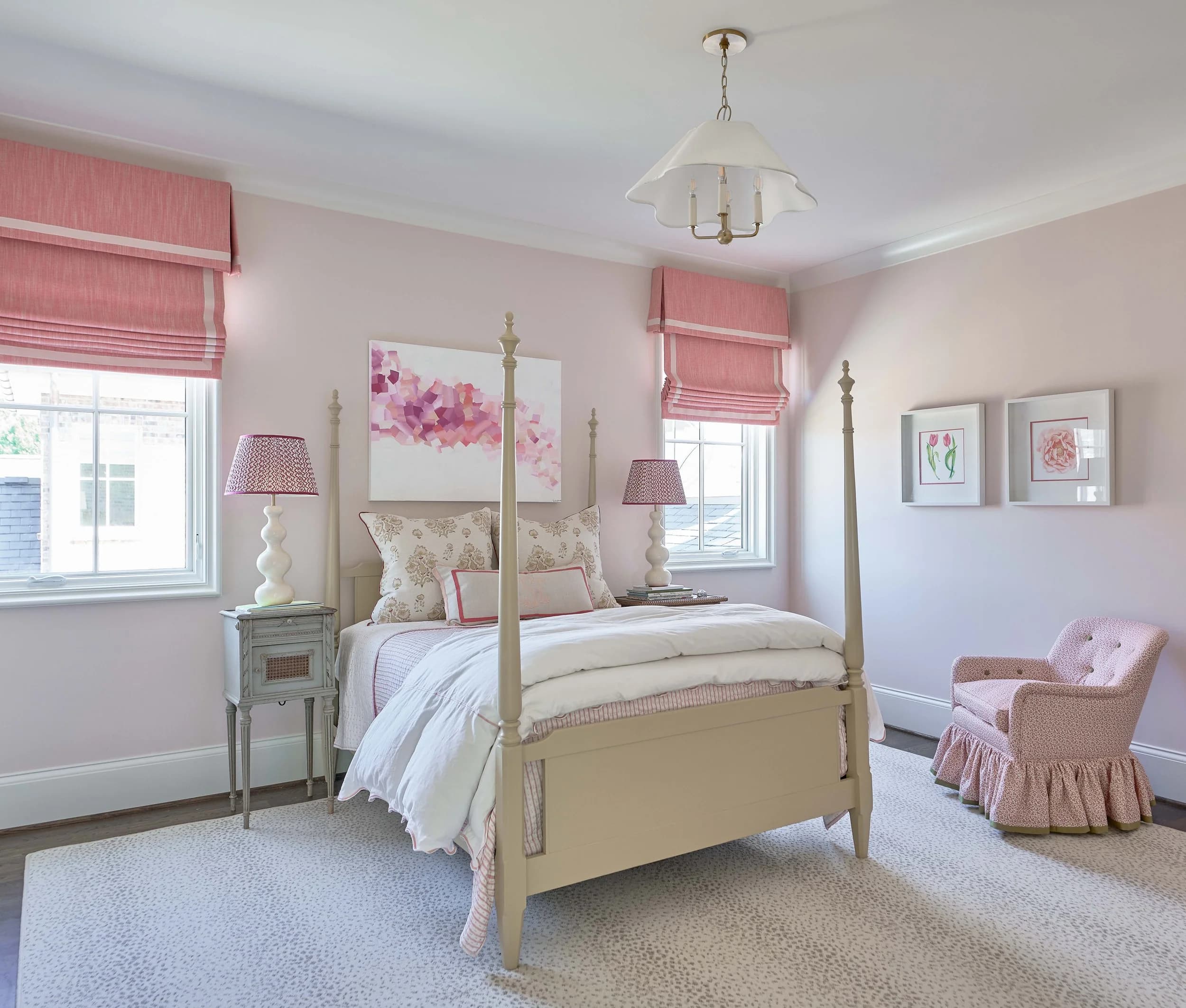 Queens Road kitchen and living area — Royal Building Group custom home, Charlotte, NC