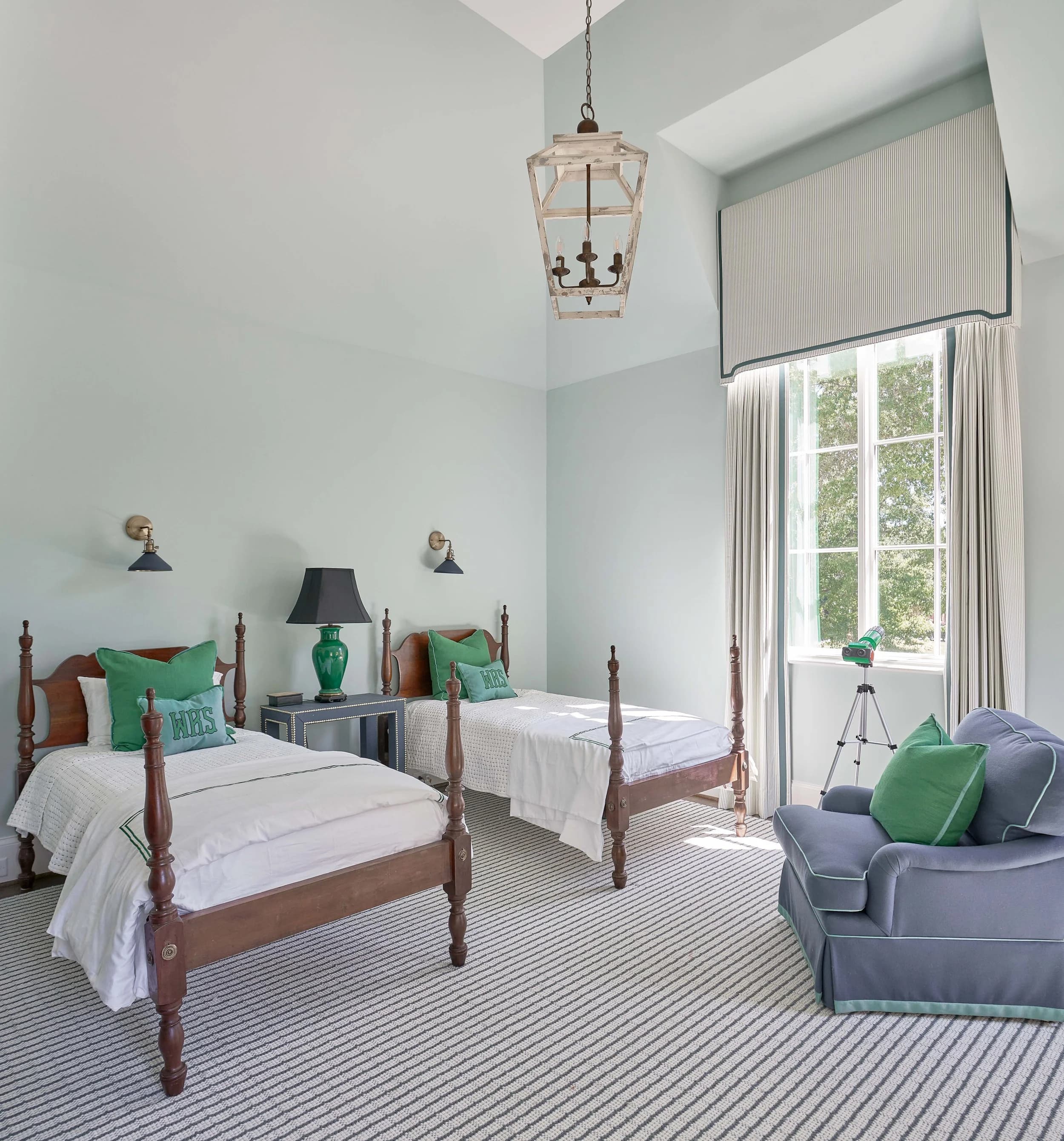 Queens Road kitchen and living area — Royal Building Group custom home, Charlotte, NC