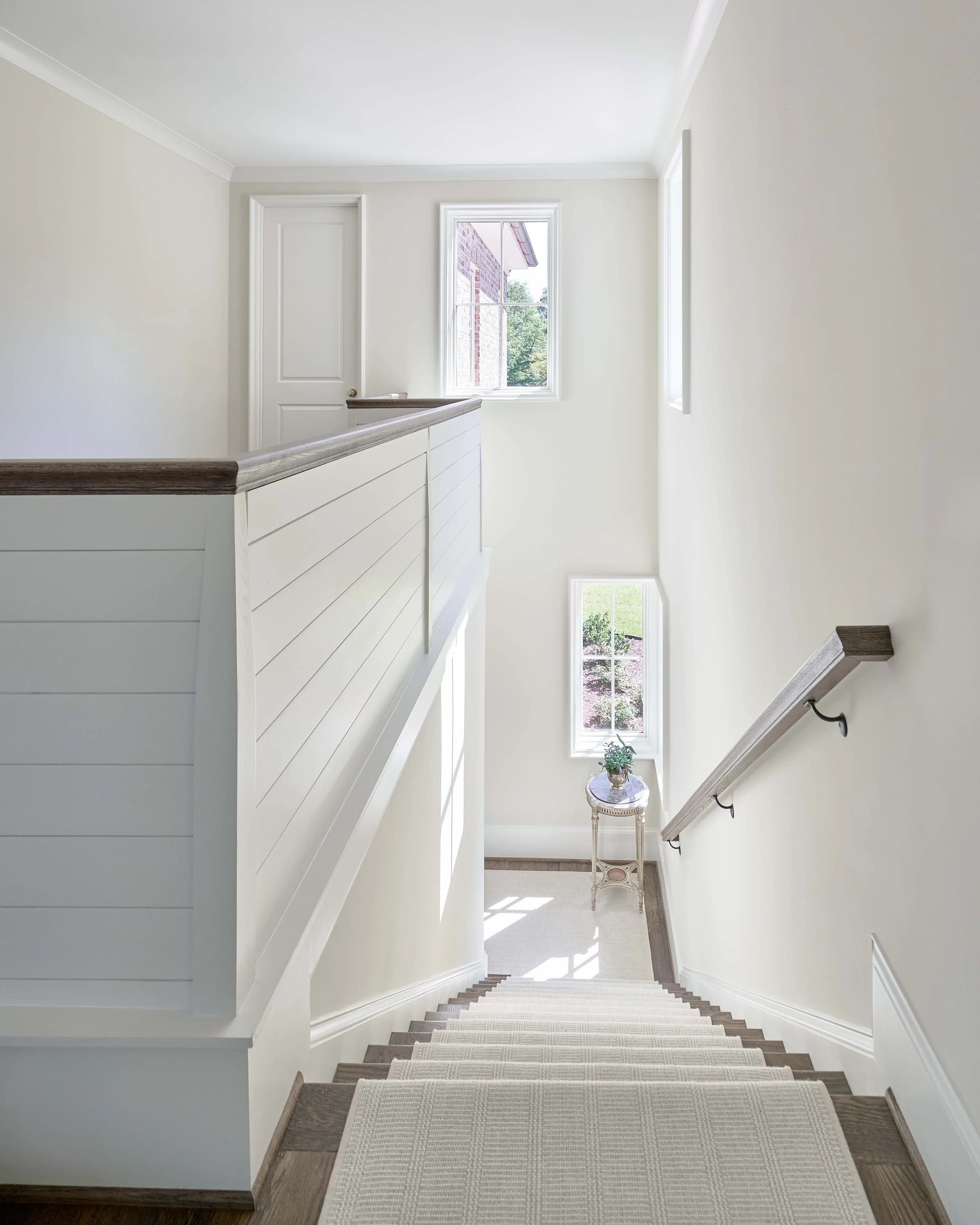 Queens Road kitchen and living area — Royal Building Group custom home, Charlotte, NC