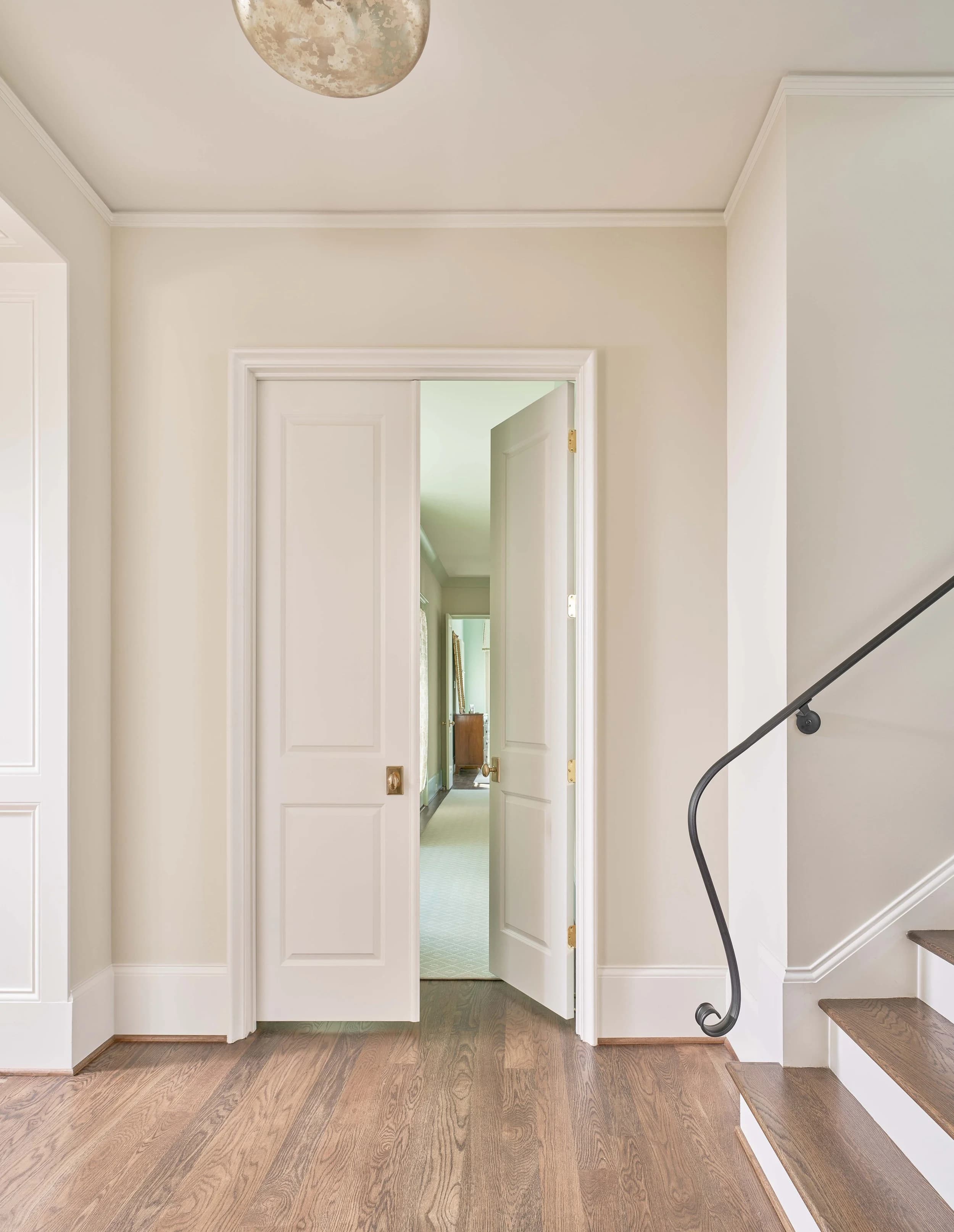 Queens Road architectural detail — Royal Building Group custom home, Charlotte, NC