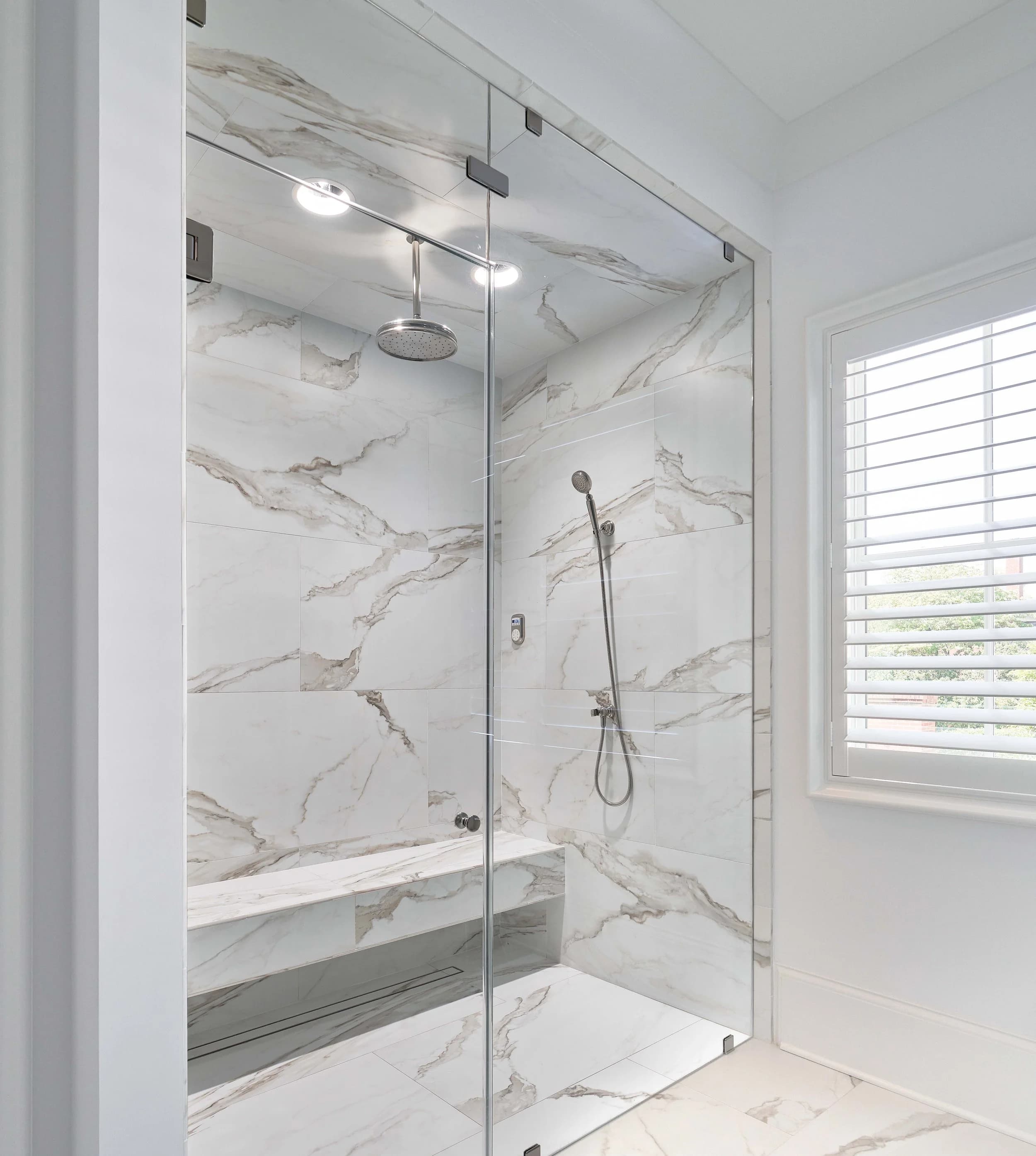 Queens Road architectural detail — Royal Building Group custom home, Charlotte, NC