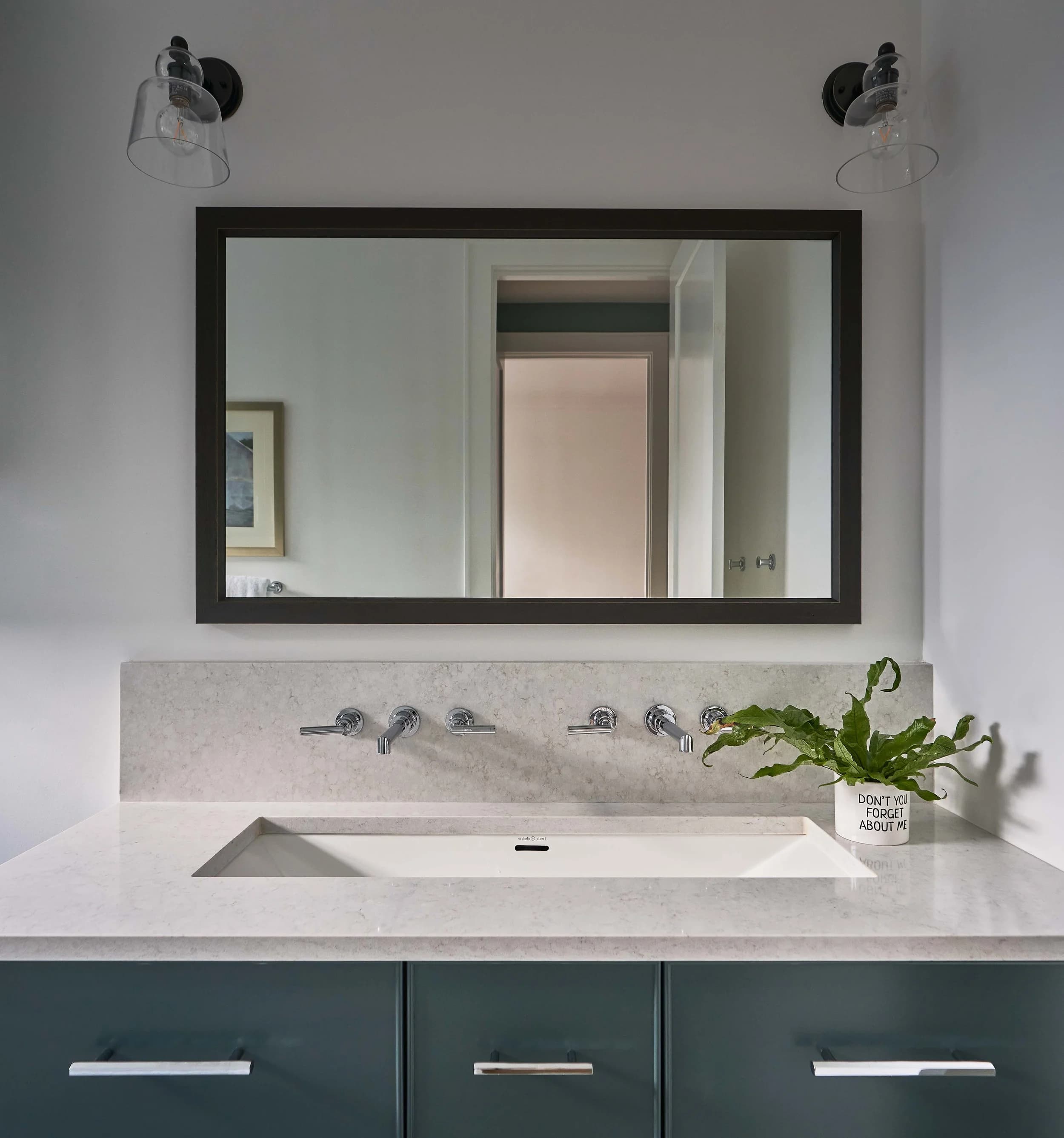 Winter architectural detail — Royal Building Group custom home, Charlotte, NC