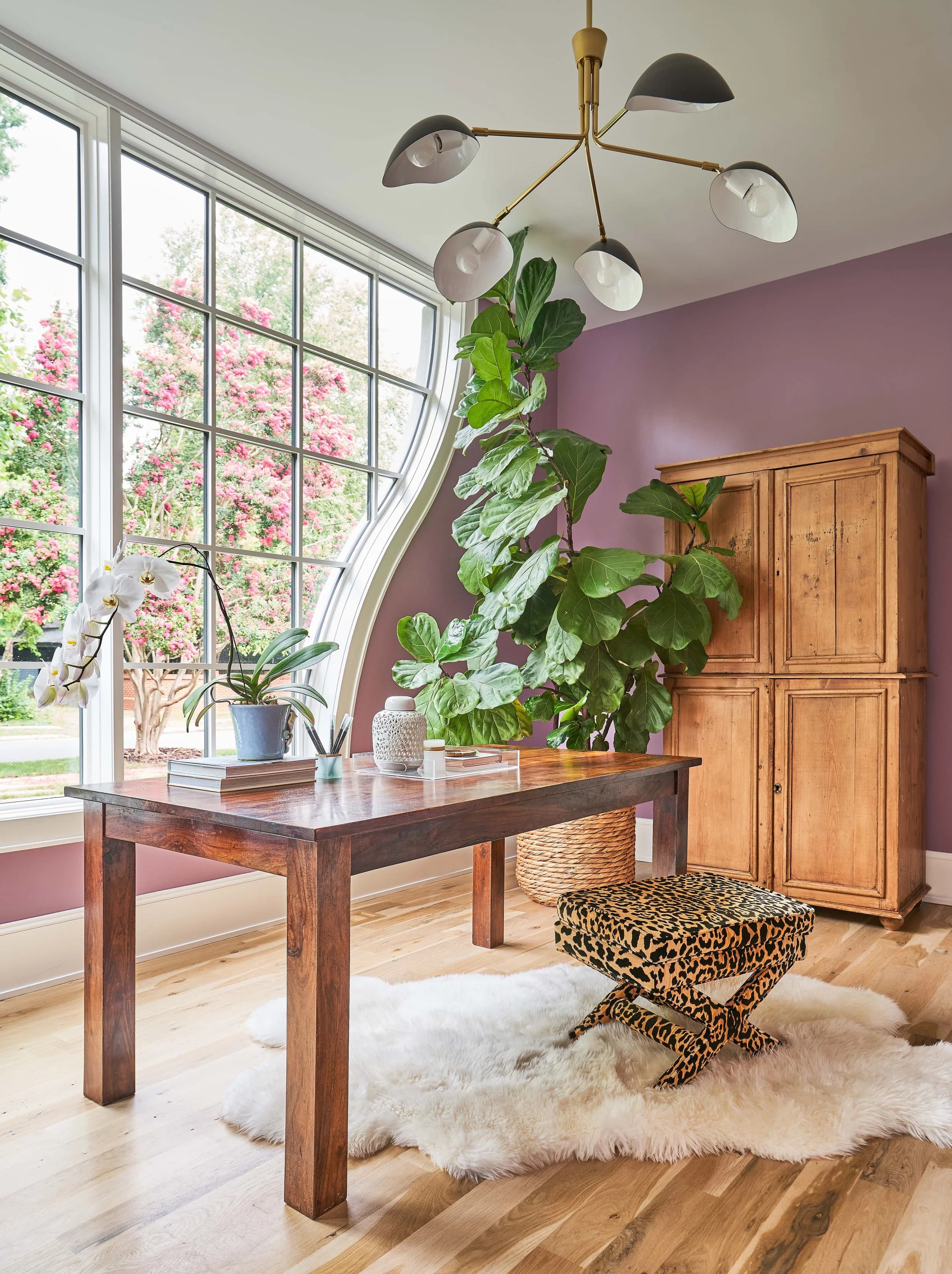 Winter interior living space — custom luxury home in Charlotte, NC